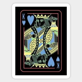 King of Hearts Night Mode Magnet